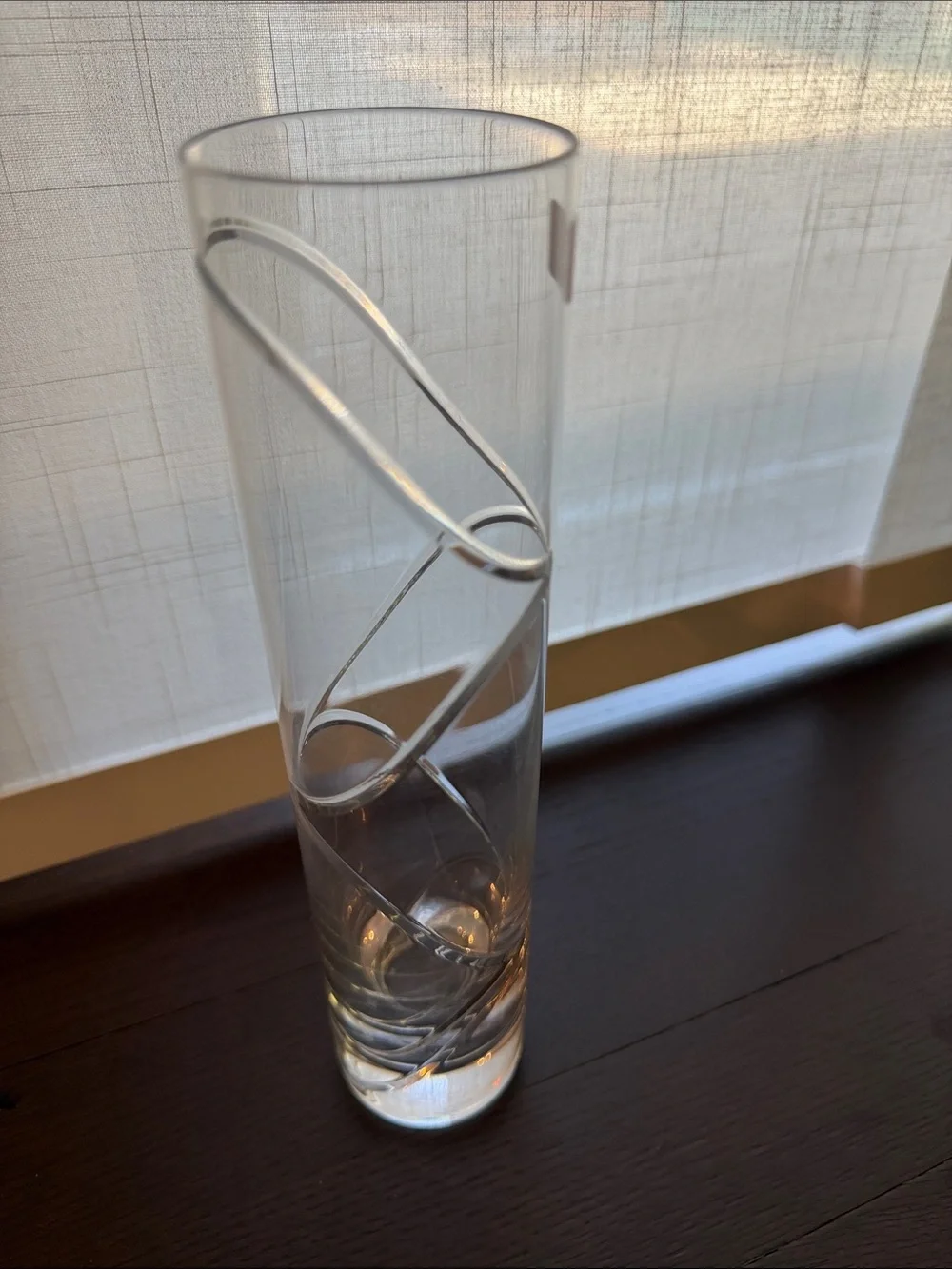 Baccarat Crystal Intangible Circle Vase 8.5